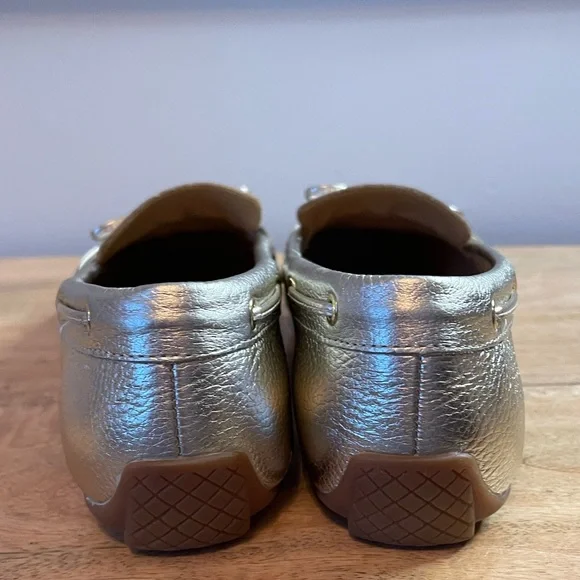 Talbots women’s metallic loafers size 8M - Picture 6 of 7